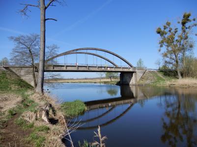 Most na Noteci w miejscowości Żuławka